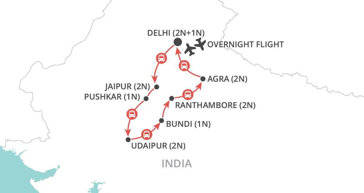 Christmas in India map