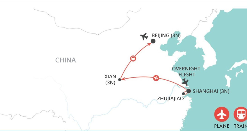 Christmas in China 2026 & 2027 map