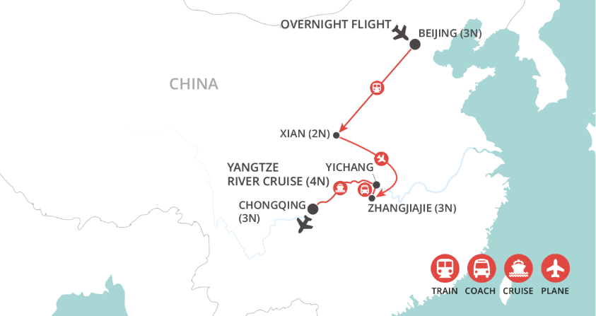 New Horizons of China map