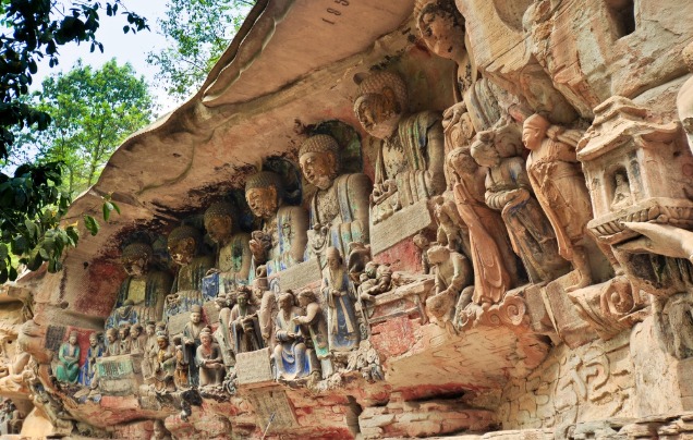 Day 14: Dazu Rock Carvings & Drone Show