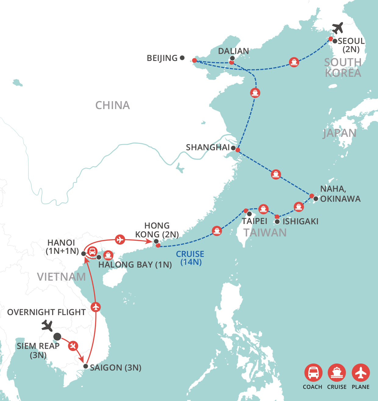 Ultimate Asia Explorer map