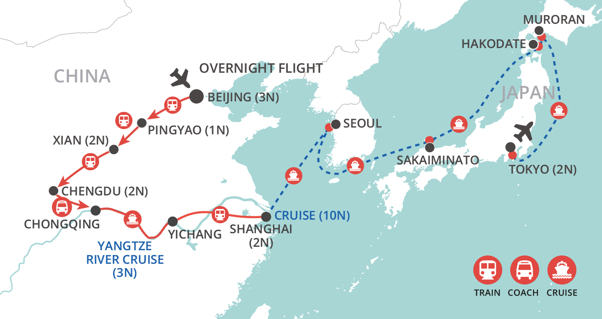 Icons of China & Japan - Sep 2027 map